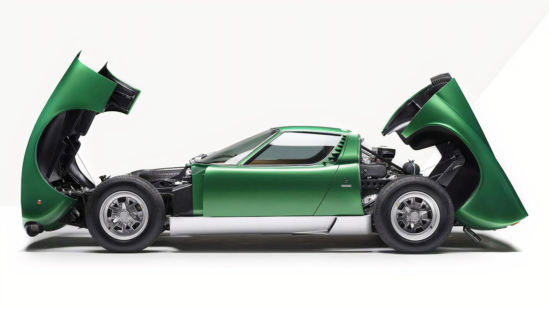 Lamborghini Miura With Open Hood