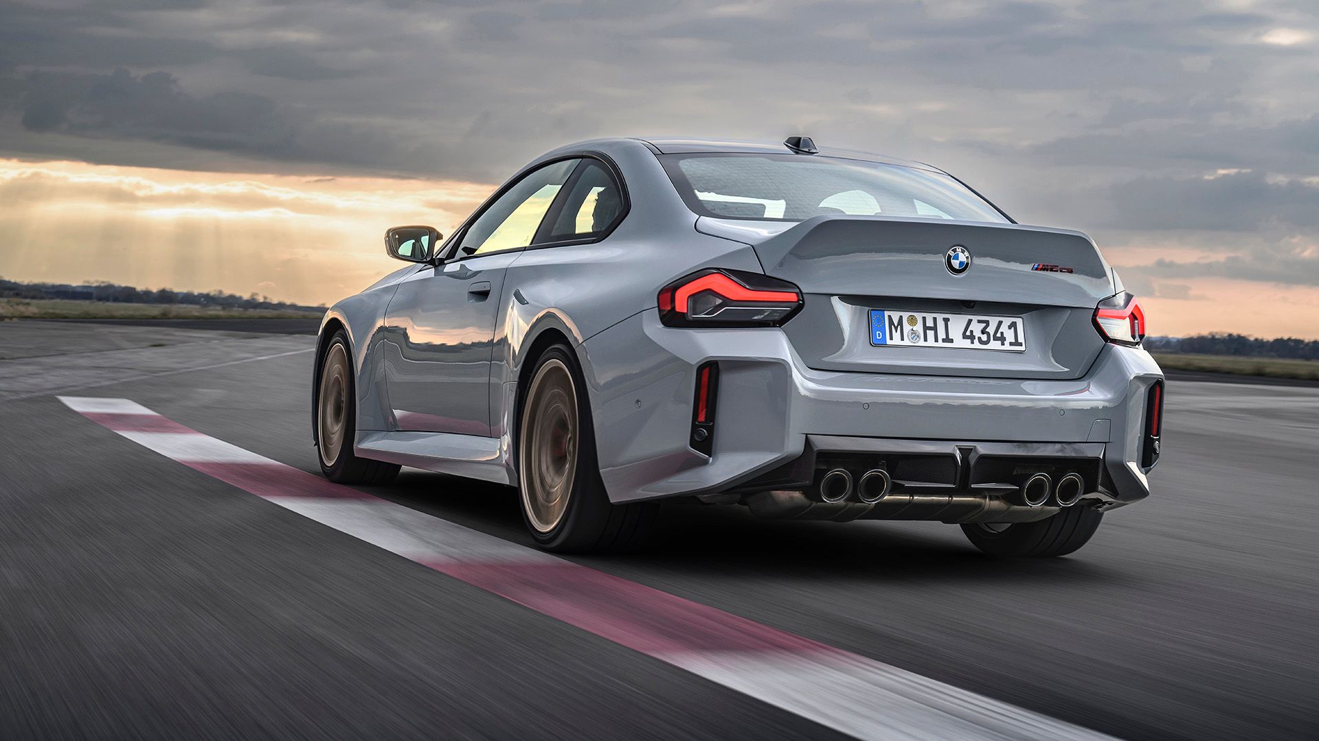 2025 BMW M2 CS rear, three-quarter