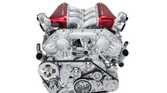2014 Q50 Eau Rouge Concept engine wide shot