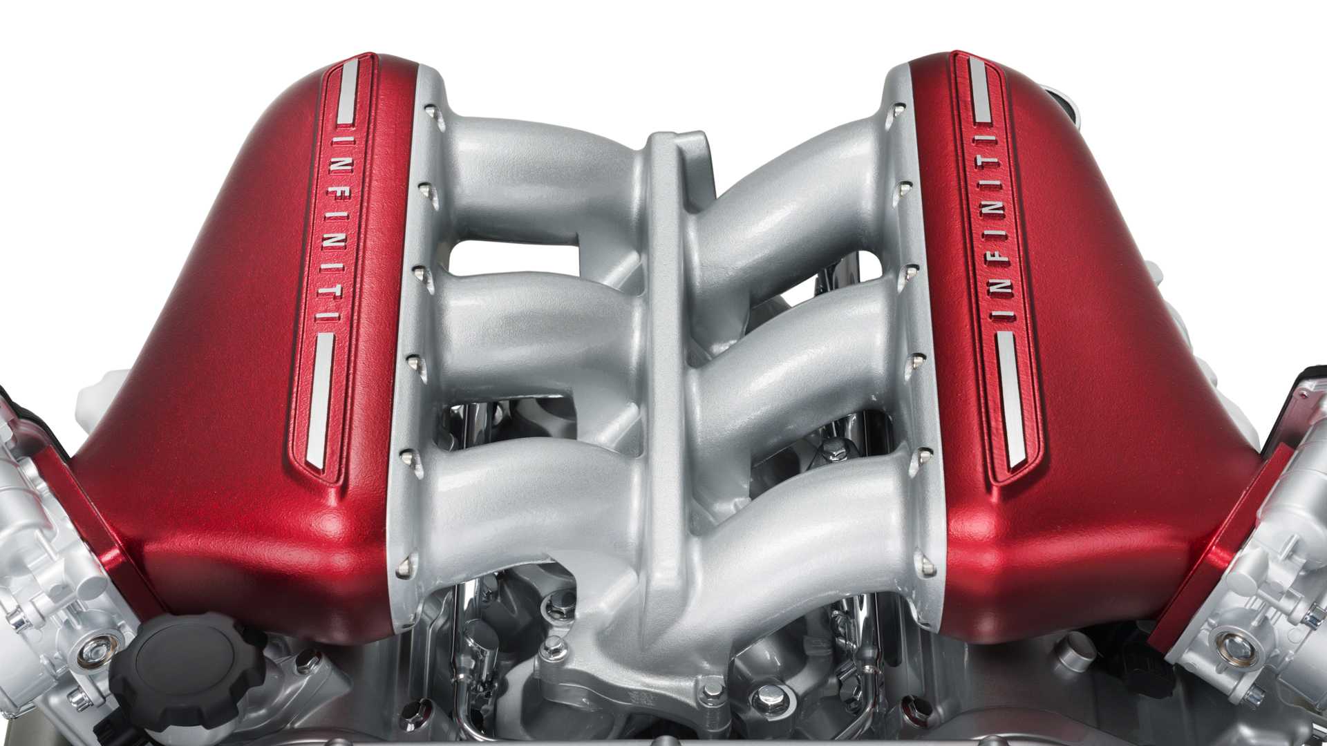 2014 Q50 Eau Rouge Concept GT-R Engine close up
