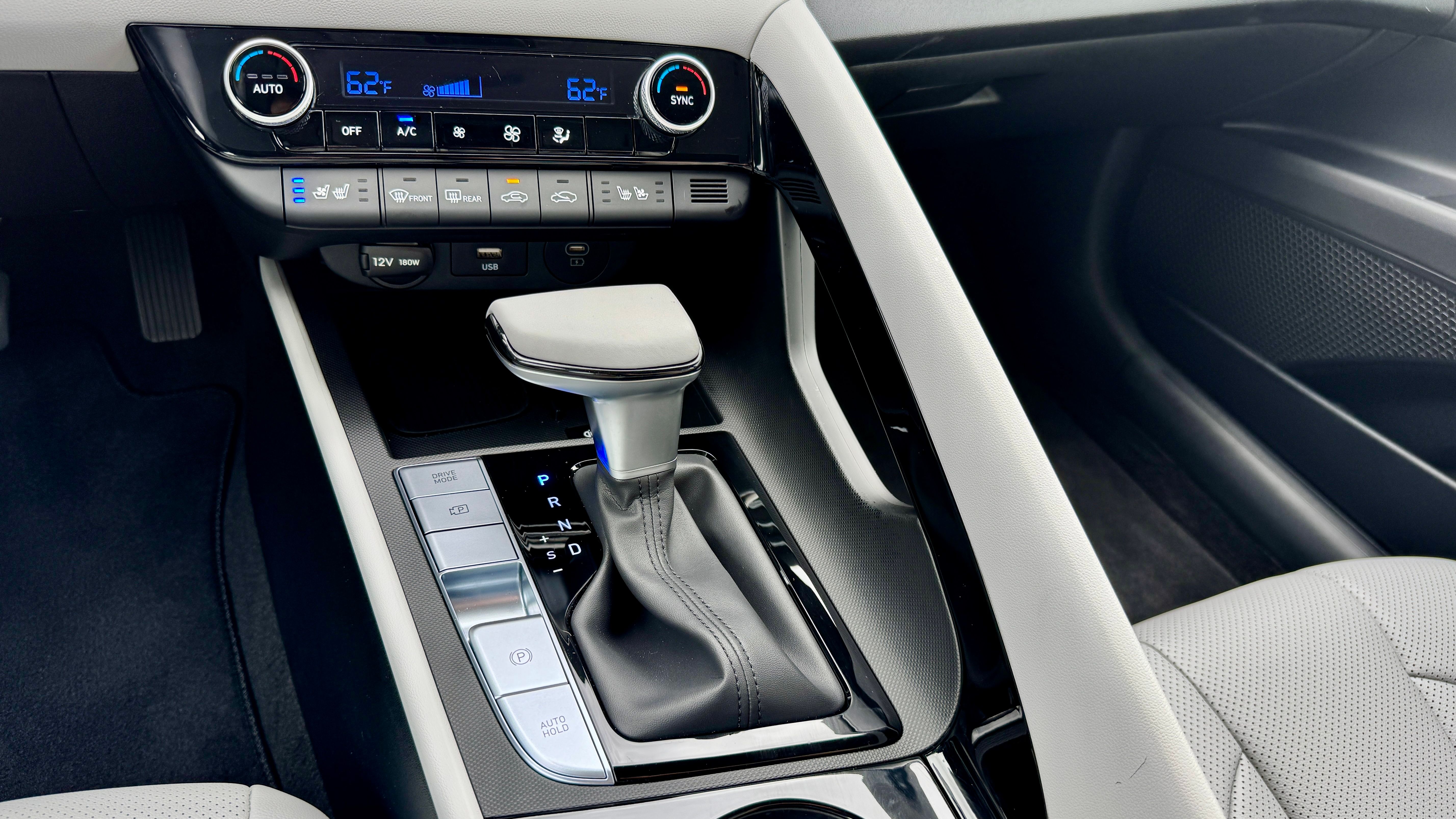 2025 Hyundai Elantra Hybrid shifter
