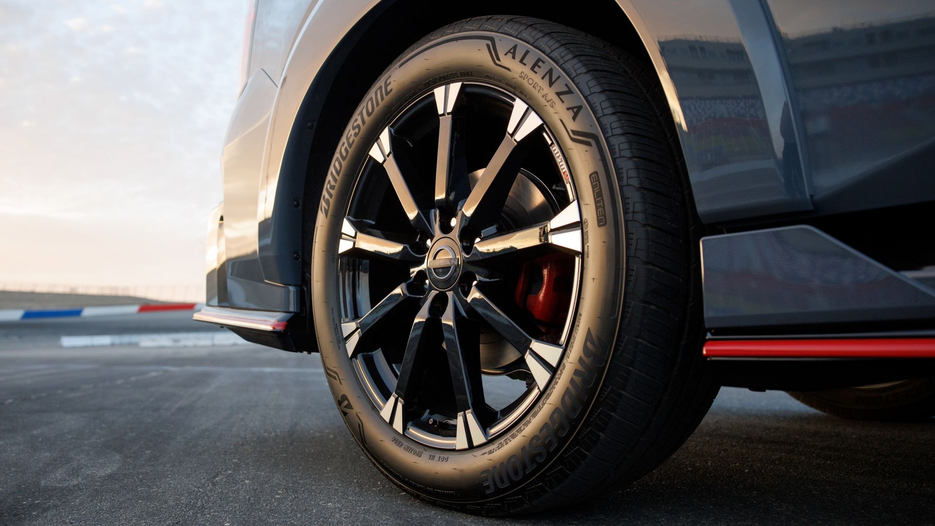 2026 Nissan Armada Nismo front wheel detail