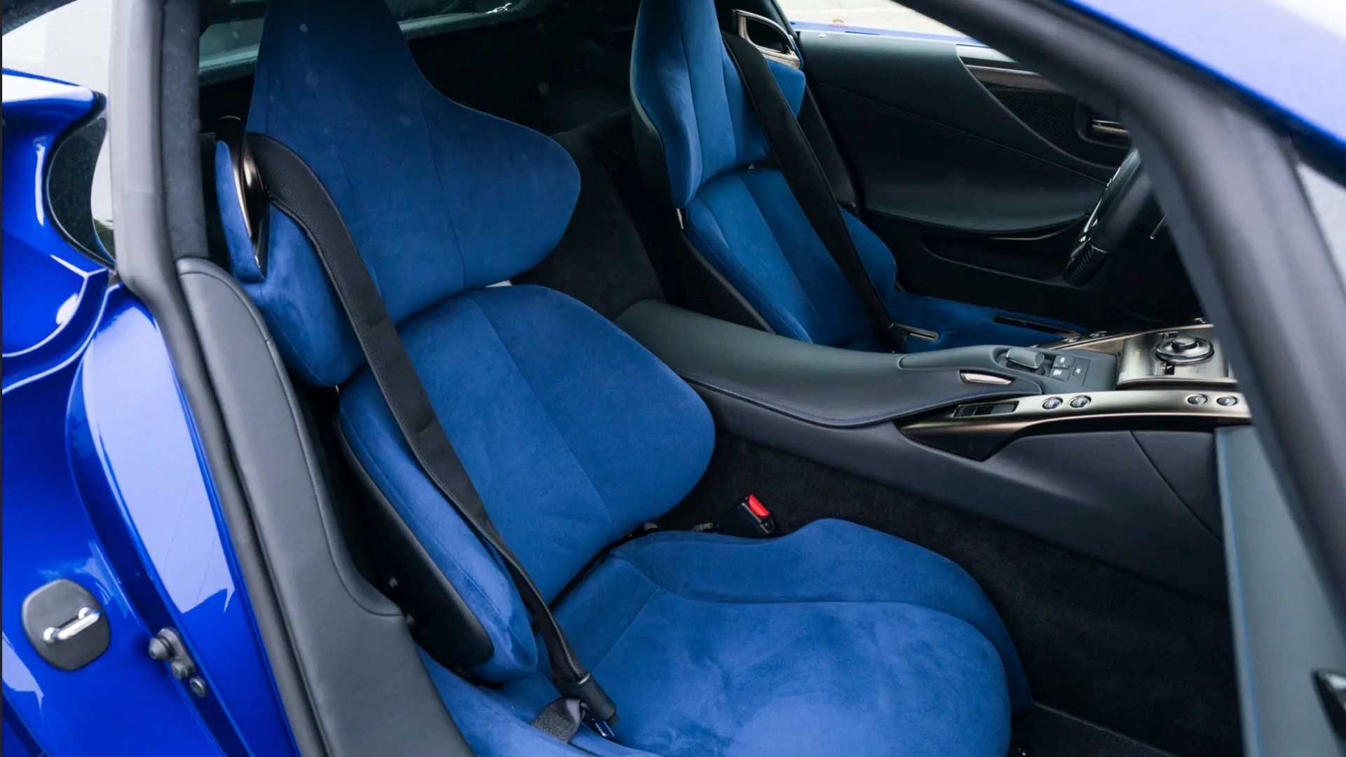 Blue Lfa The Only Blue-On-Blue Lexus LFA In America Was Barely Driven