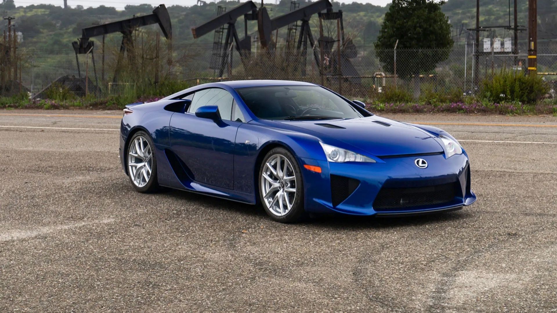 The Only Blue-On-Blue Lexus LFA In America Was Barely Driven