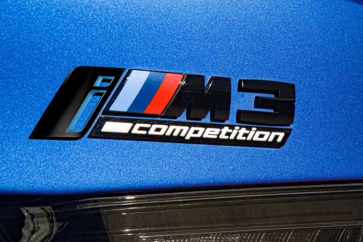 BMW iM3 badge mockup