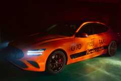 Genesis Magma G70 track taxi