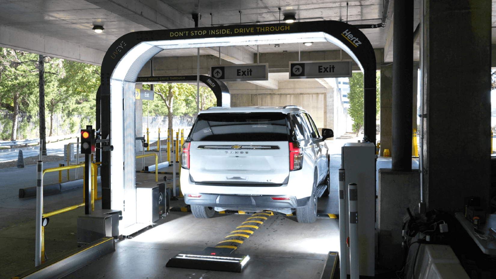 Hertz AI Rental Damage Inspection