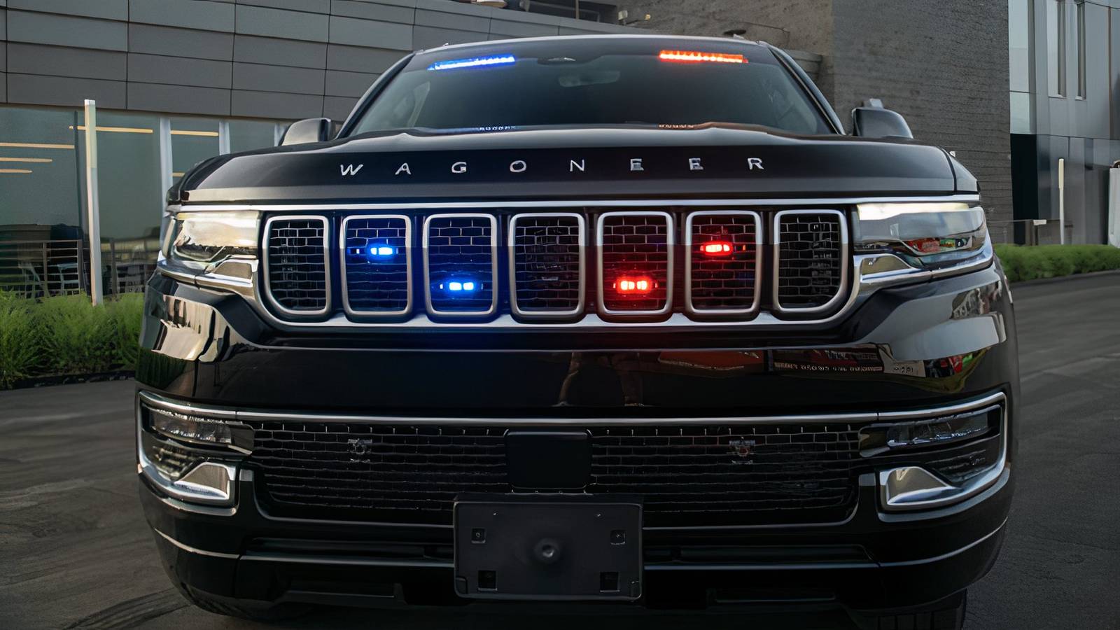 Jeep Wagoneer Reports For Duty As A Police Command Operations Vehicle