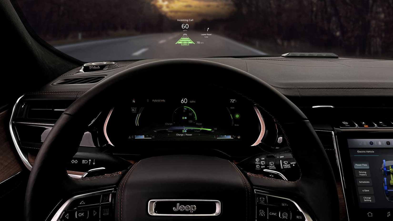 2025 Jeep Grand Cherokee 4xe HUD