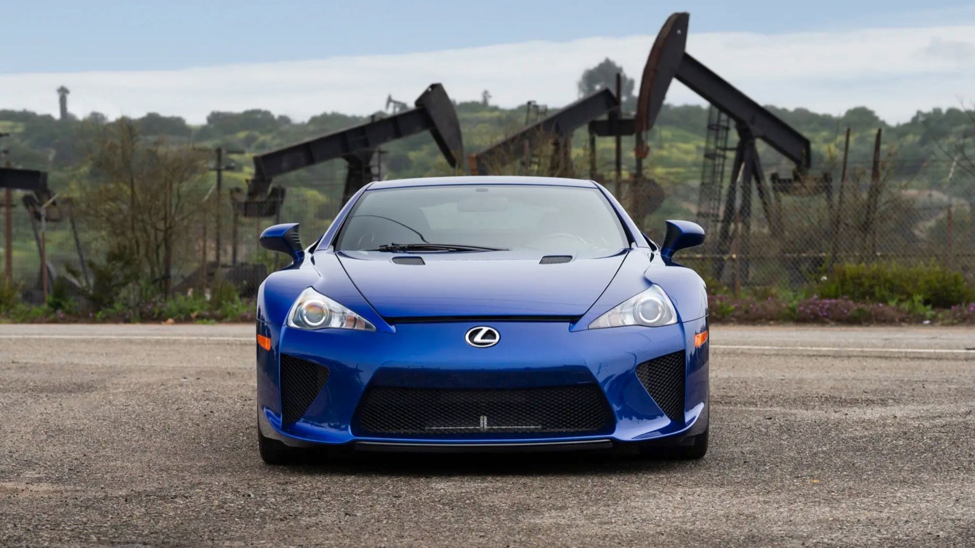 The Only Blue-On-Blue Lexus LFA In America Was Barely Driven