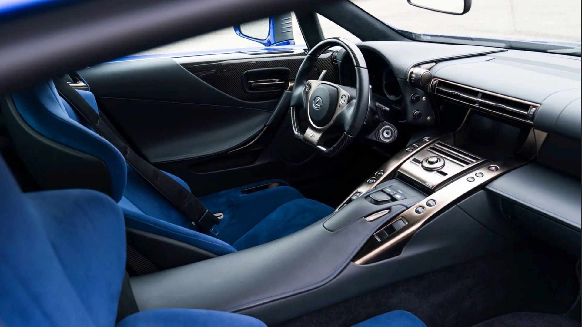 The Only Blue-On-Blue Lexus LFA In America Was Barely Driven