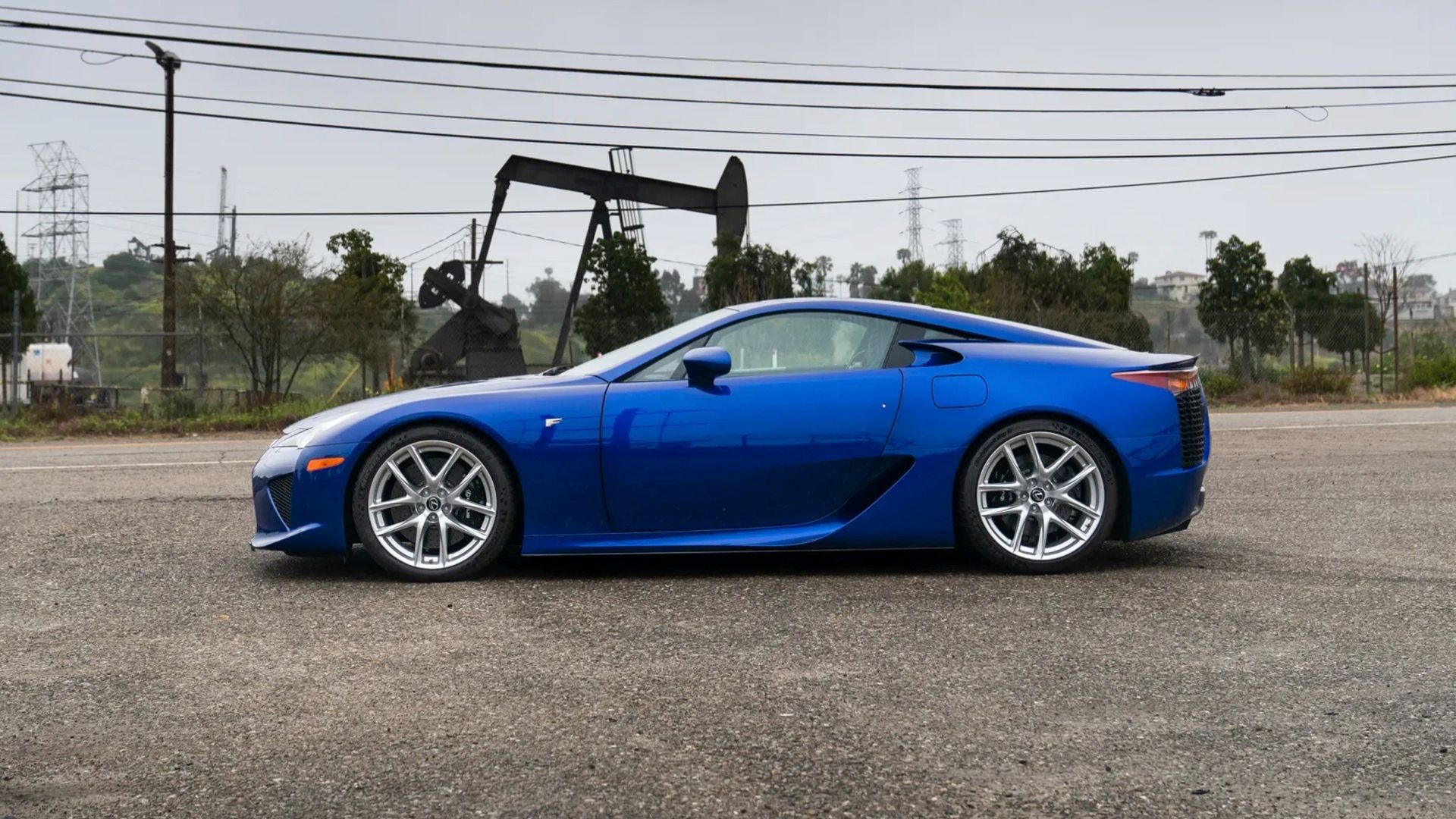 The Only Blue-On-Blue Lexus LFA In America Was Barely Driven
