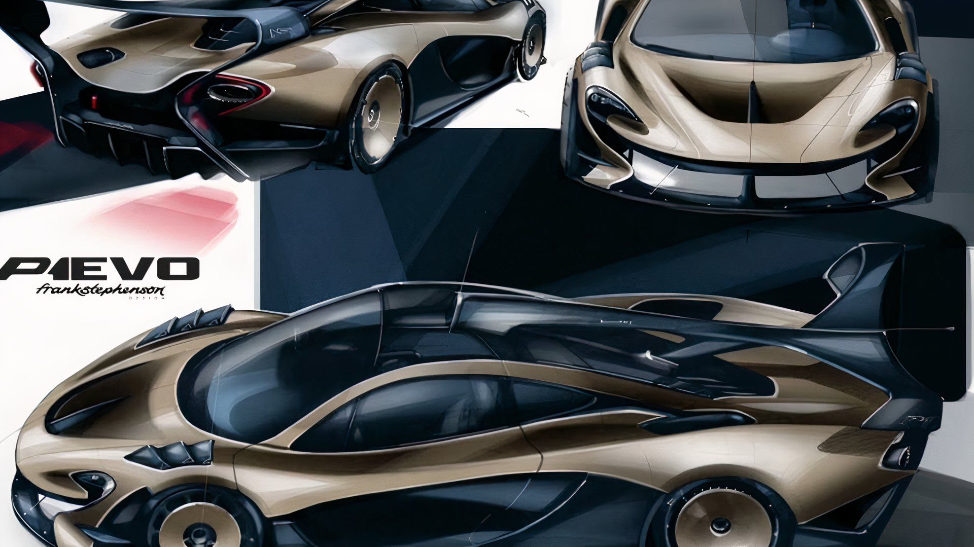McLaren P1 Evo Design Sketch