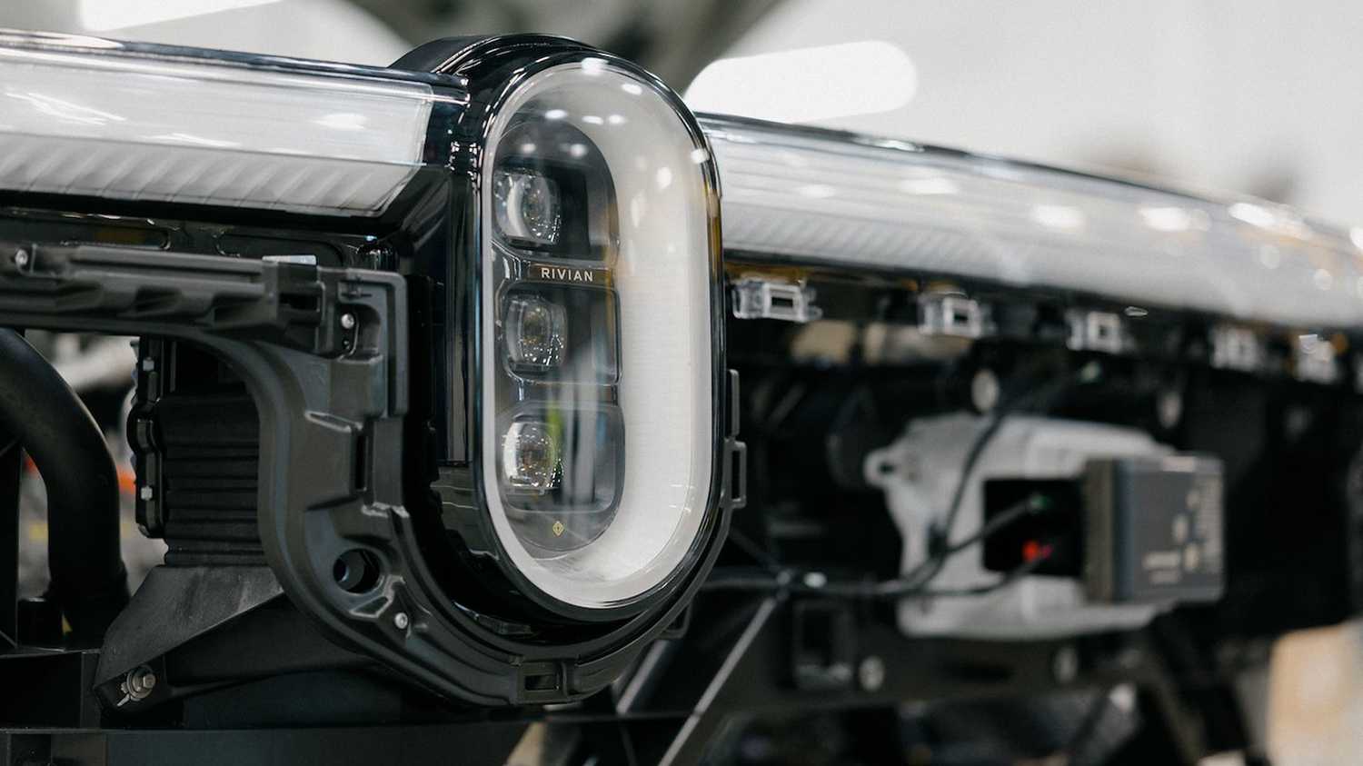 Headlight Design Rivian Rivian's Big Sequel SUV Is Almost Ready For The Limelight