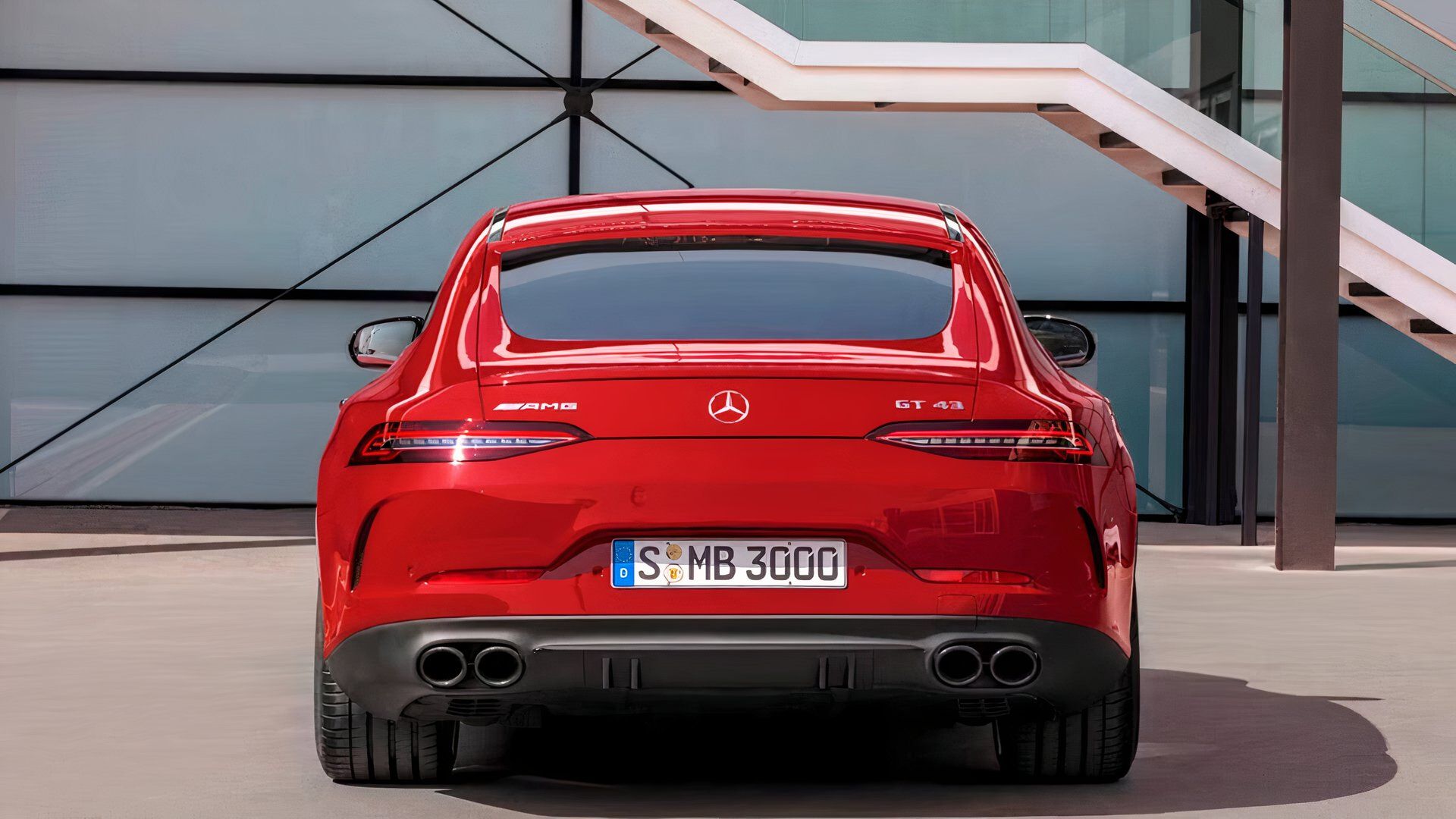 2026 Mercedes-AMG GT 43 rear three-quarter
