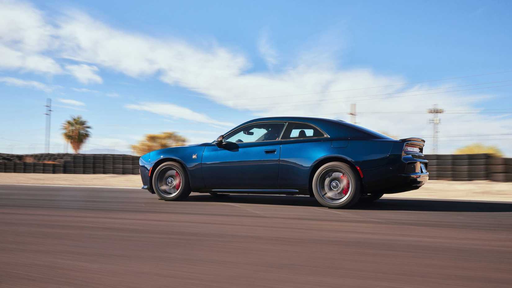 2024 - 2026 Dodge Charger Daytona Coupe side driving