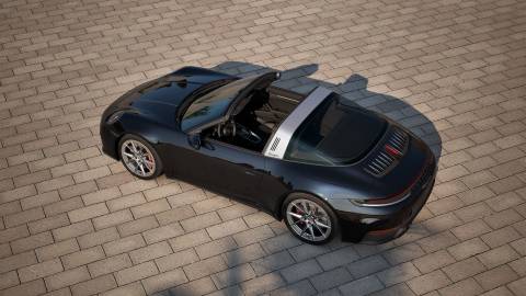 Sleek 2026 Porsche 911 Targa illustrating streamlined communication for remote teams