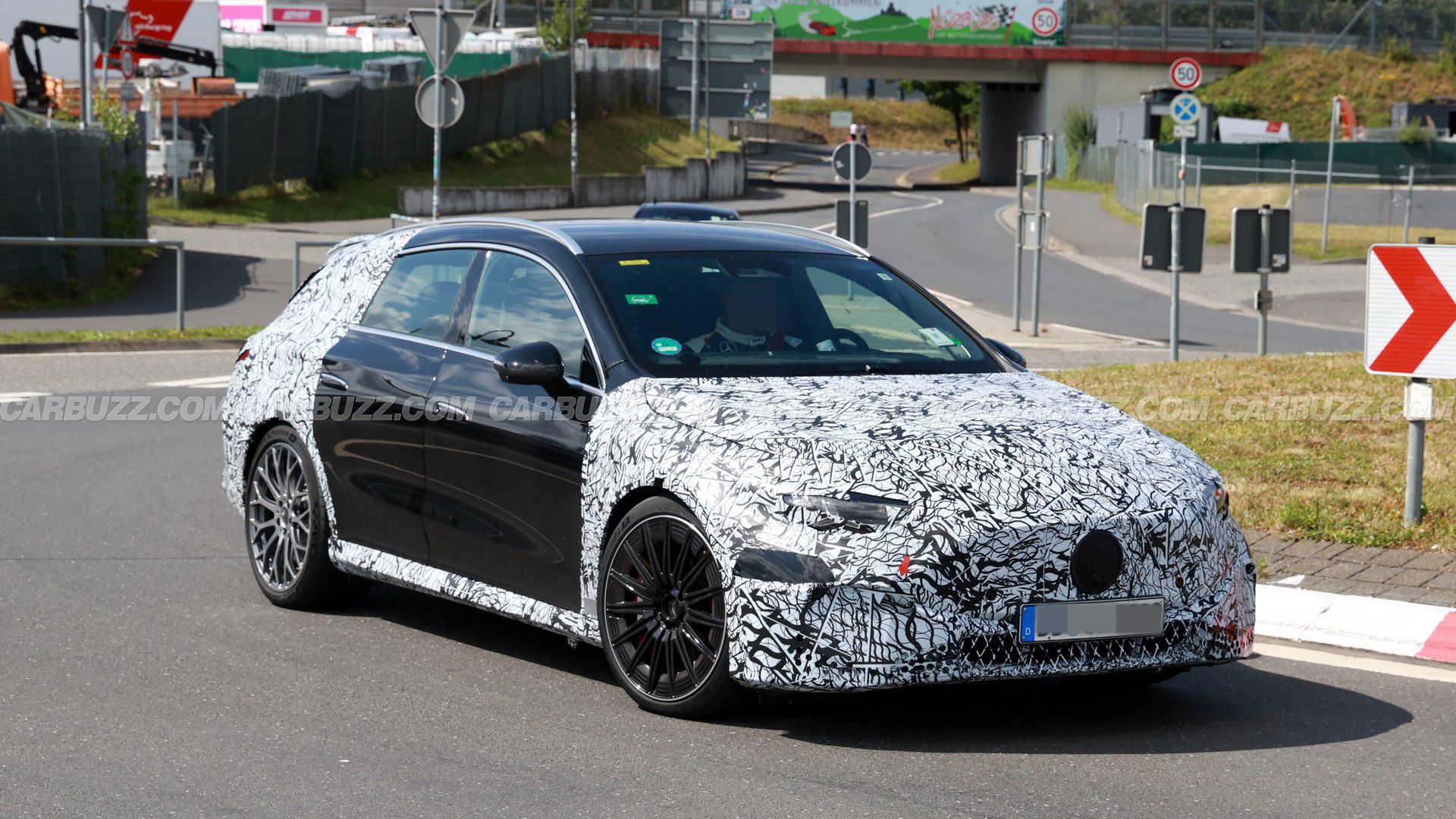 Mercedes-AMG CLA Shooting Brake Prototype Spied Testing In Germany