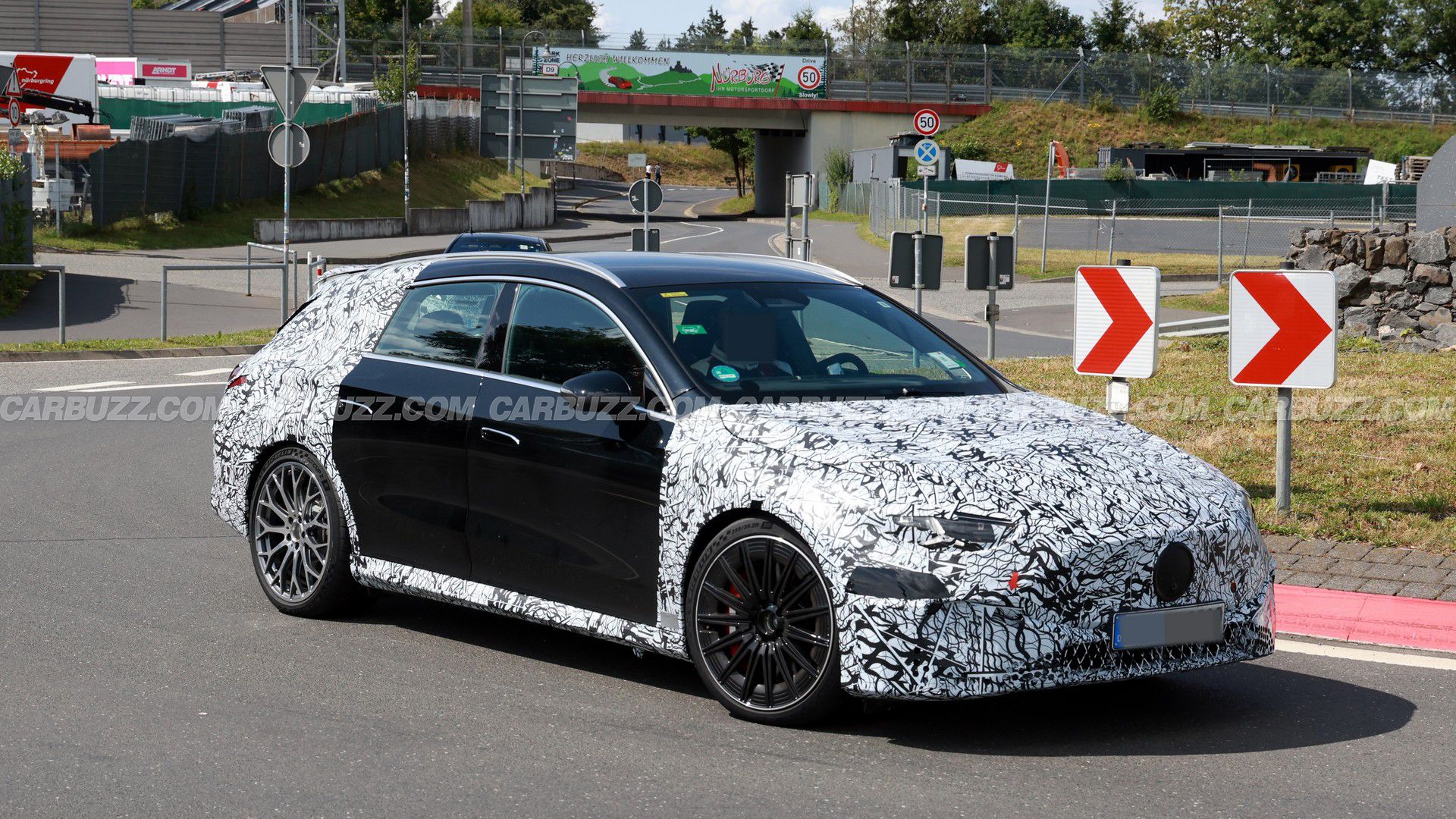 Mercedes-AMG CLA Shooting Brake Prototype Spied Testing In Germany