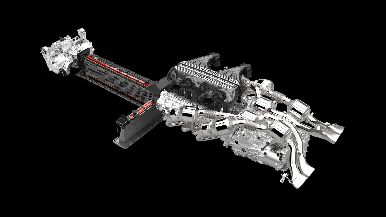 Bugatti Tourbillon Rear Enginee Bugatti Tourbillon's Engine Layout Helps With Aerodynamics