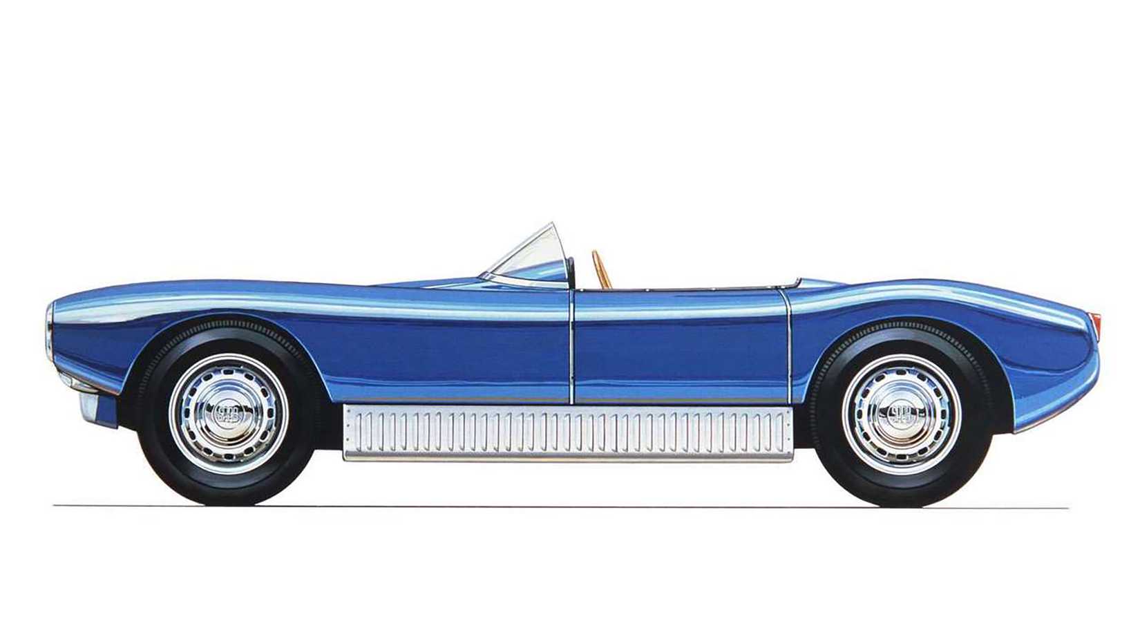 1956 Saab Sonett I side