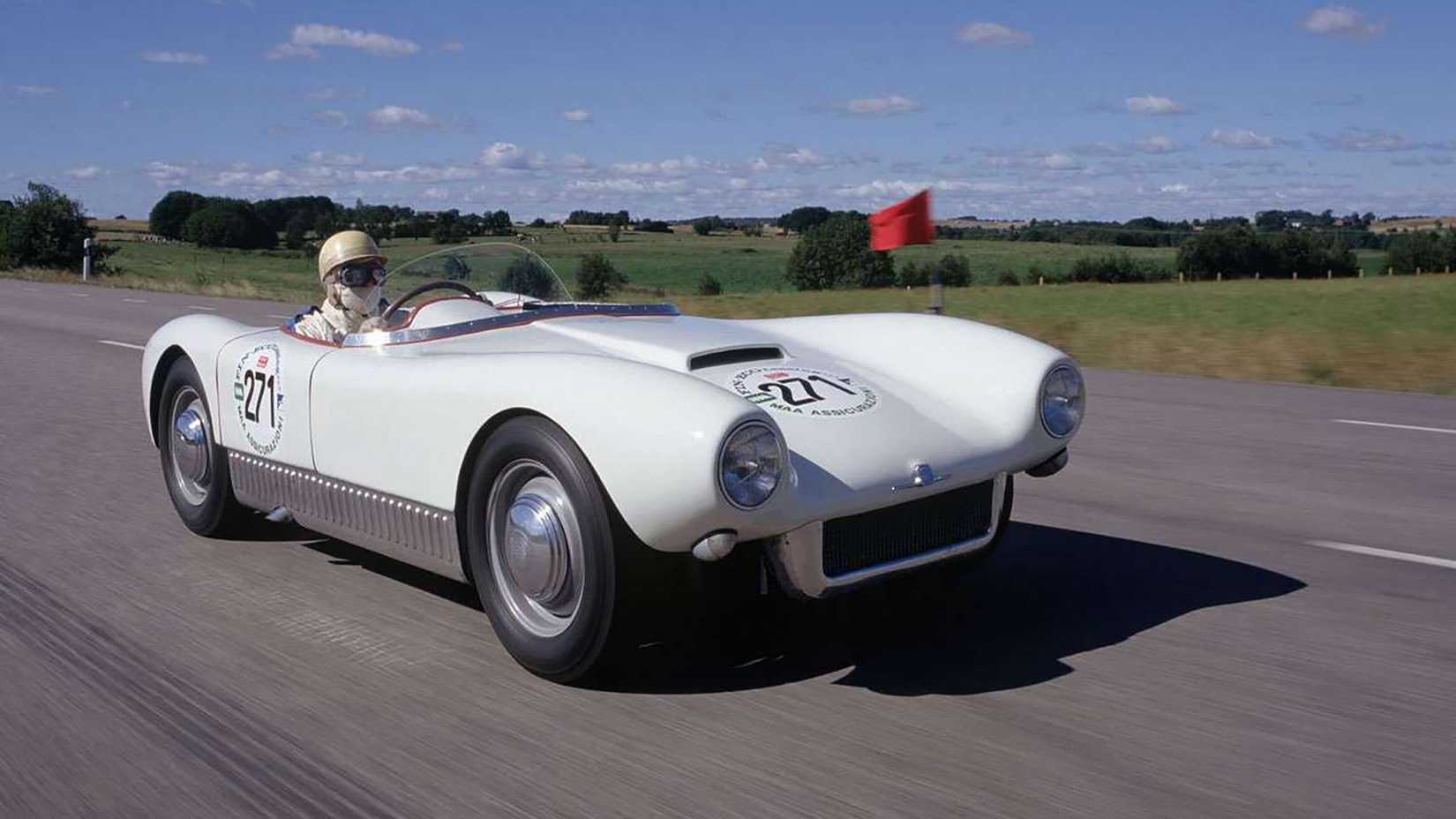 1956 Saab Sonett I front, three-quarter