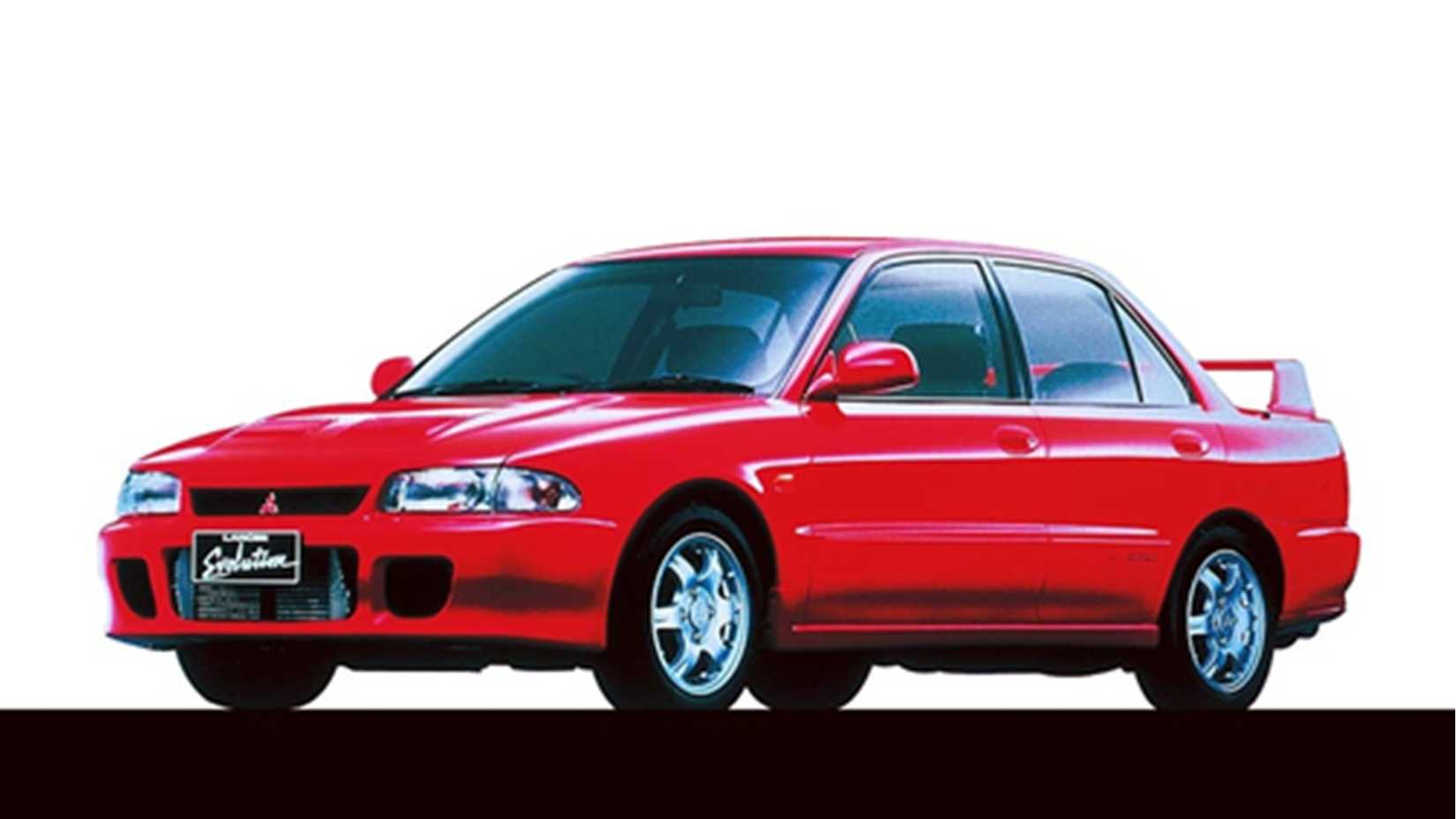 Red 1992 Mitsubishi Lancer Evo I