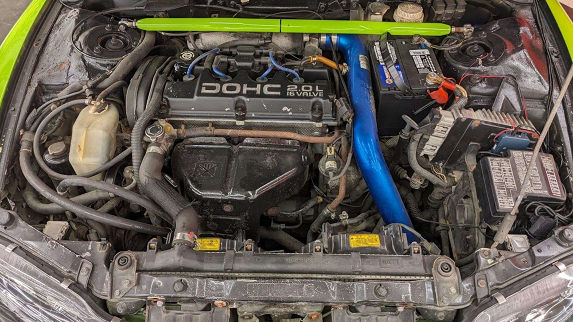 1995 Mitsubishi Eclipse FandF двигатель верхняя часть