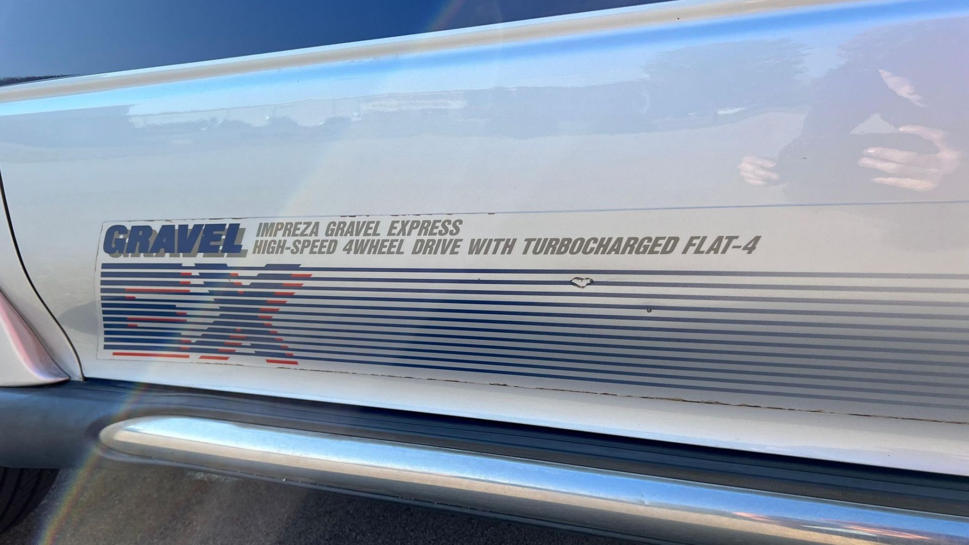 1995 subaru impreza wrx wagon gravel express badging