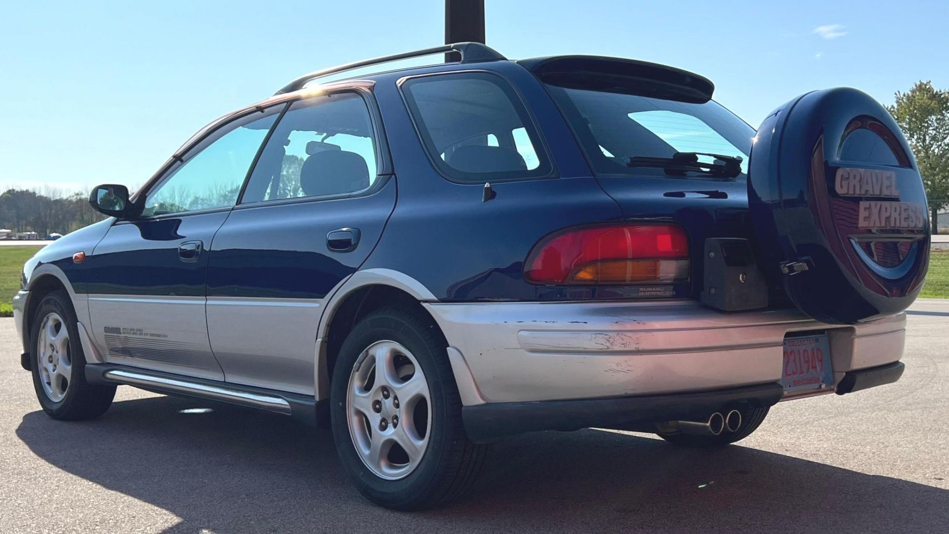 1995 subaru impreza wrx wagon gravel express rear