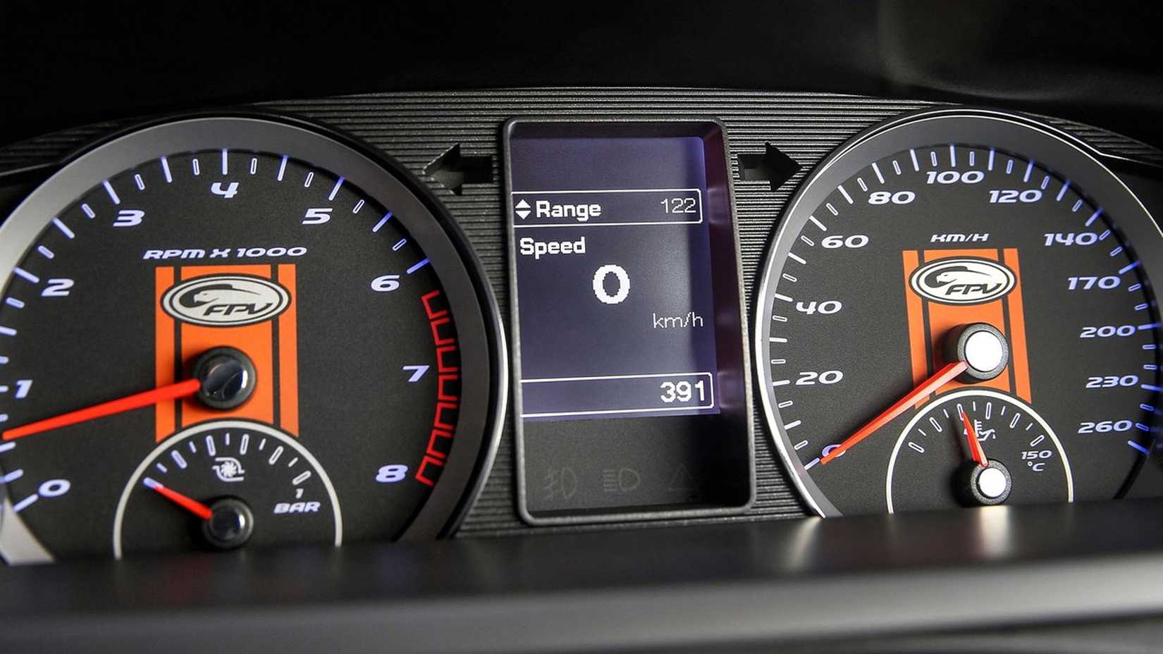 2014 FPV GT F 351 Interior Gauge Cluster