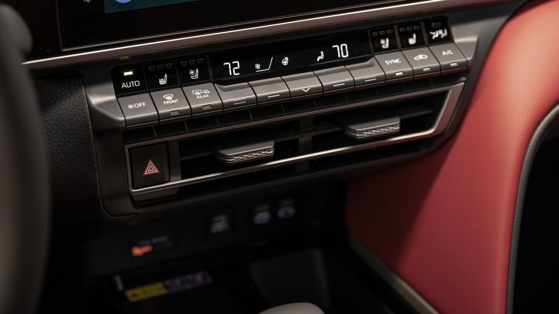 2026 Toyota Camry XSE Cockpit Red Interior (11)