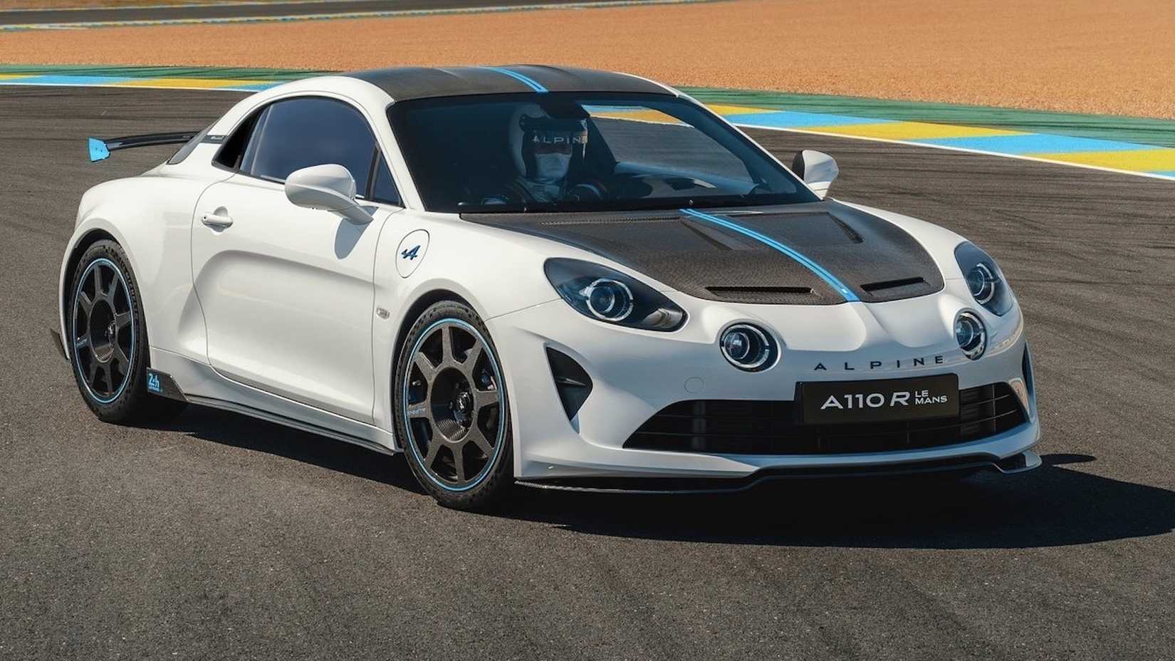 2023 Alpine A110 R Le Mans Limited Edition front, three-quarter