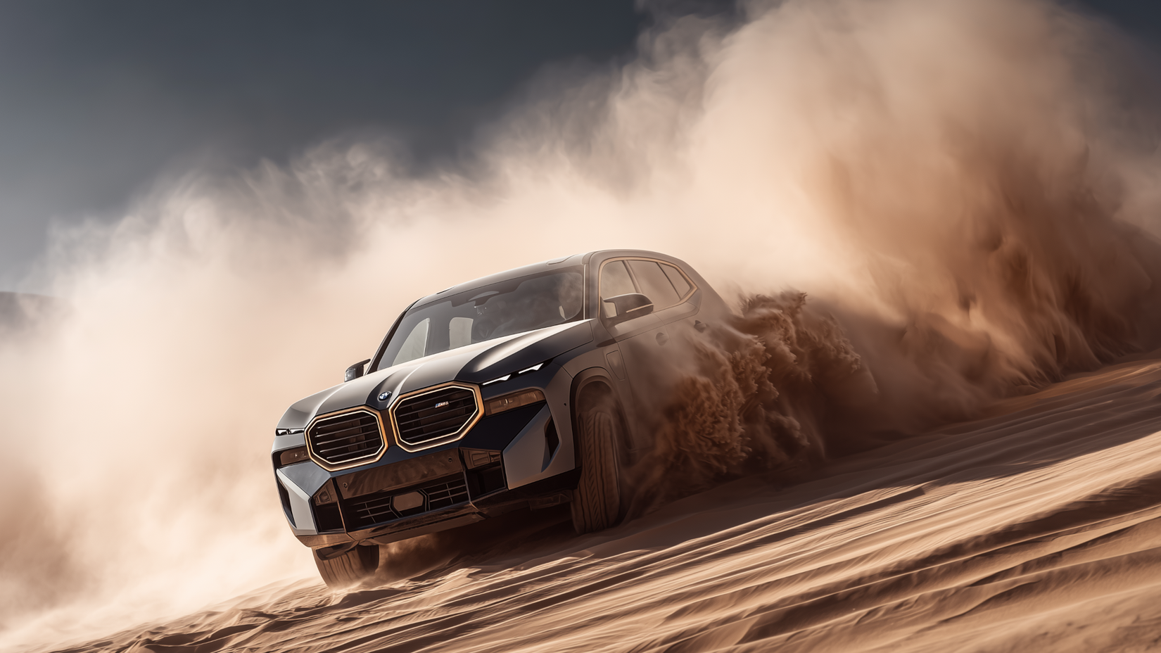 BMW XM Dune Driving AI