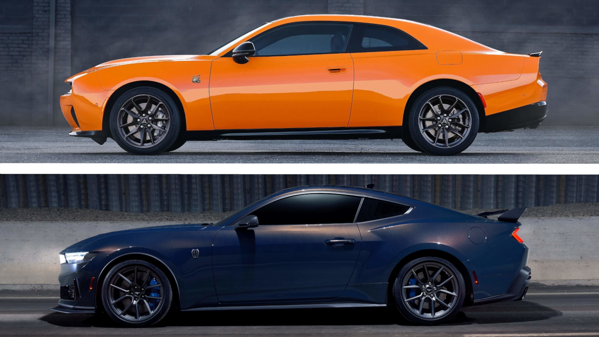 The All-New Mustang Dark Horse Takes on the Dodge Charger Scat Pack