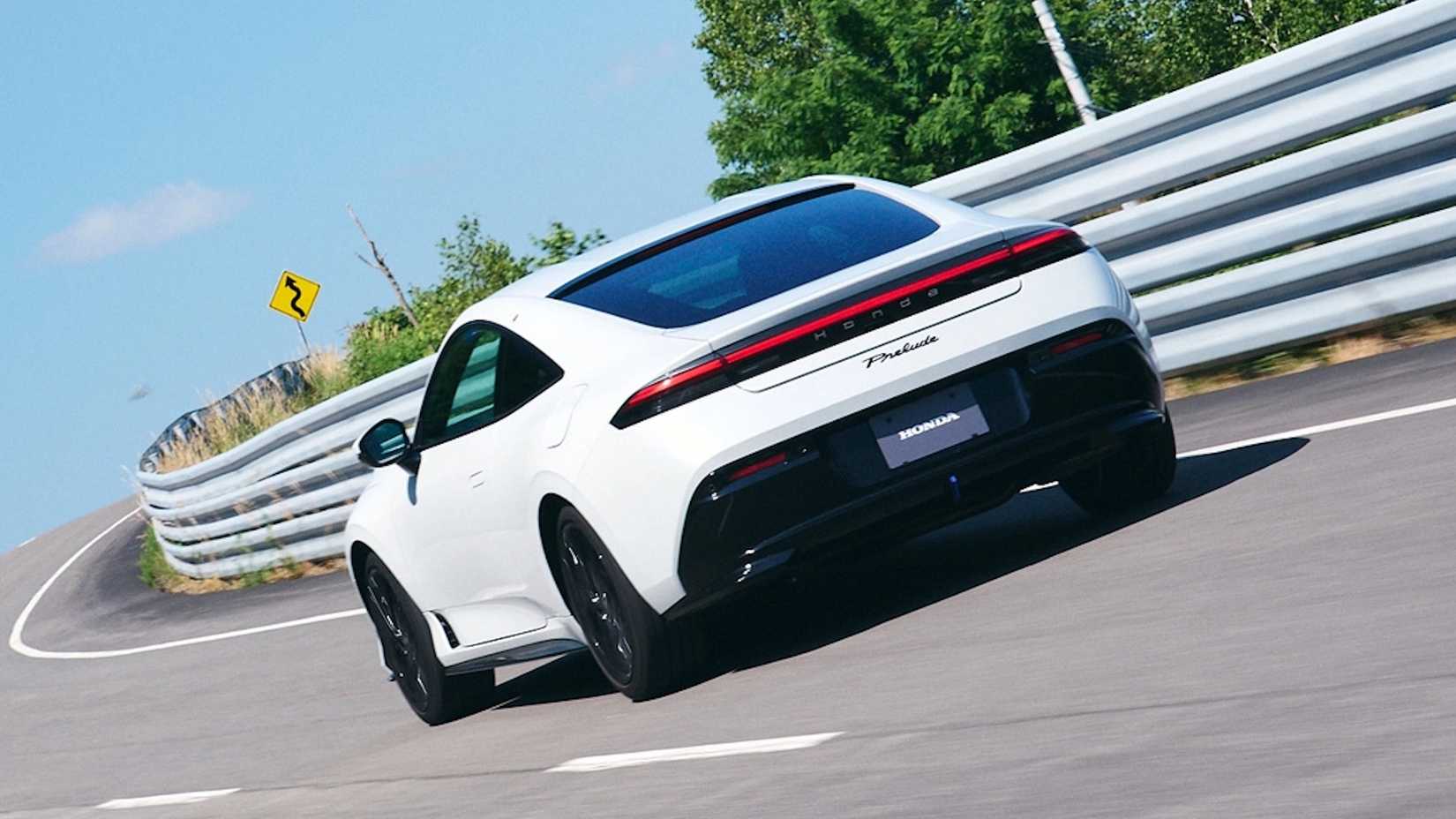 Honda Prelude on-road shot