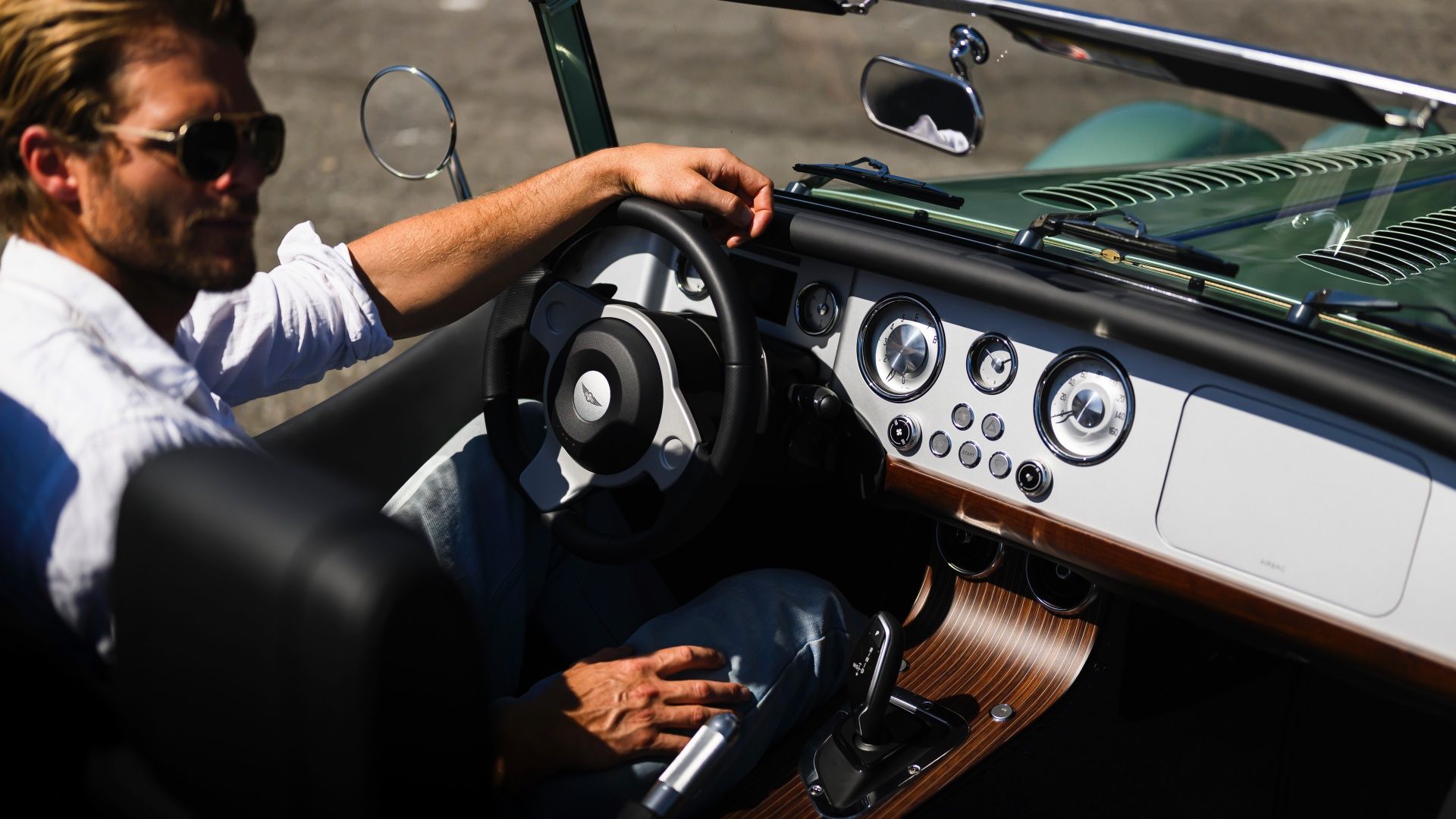 Morgan Plus Four interior