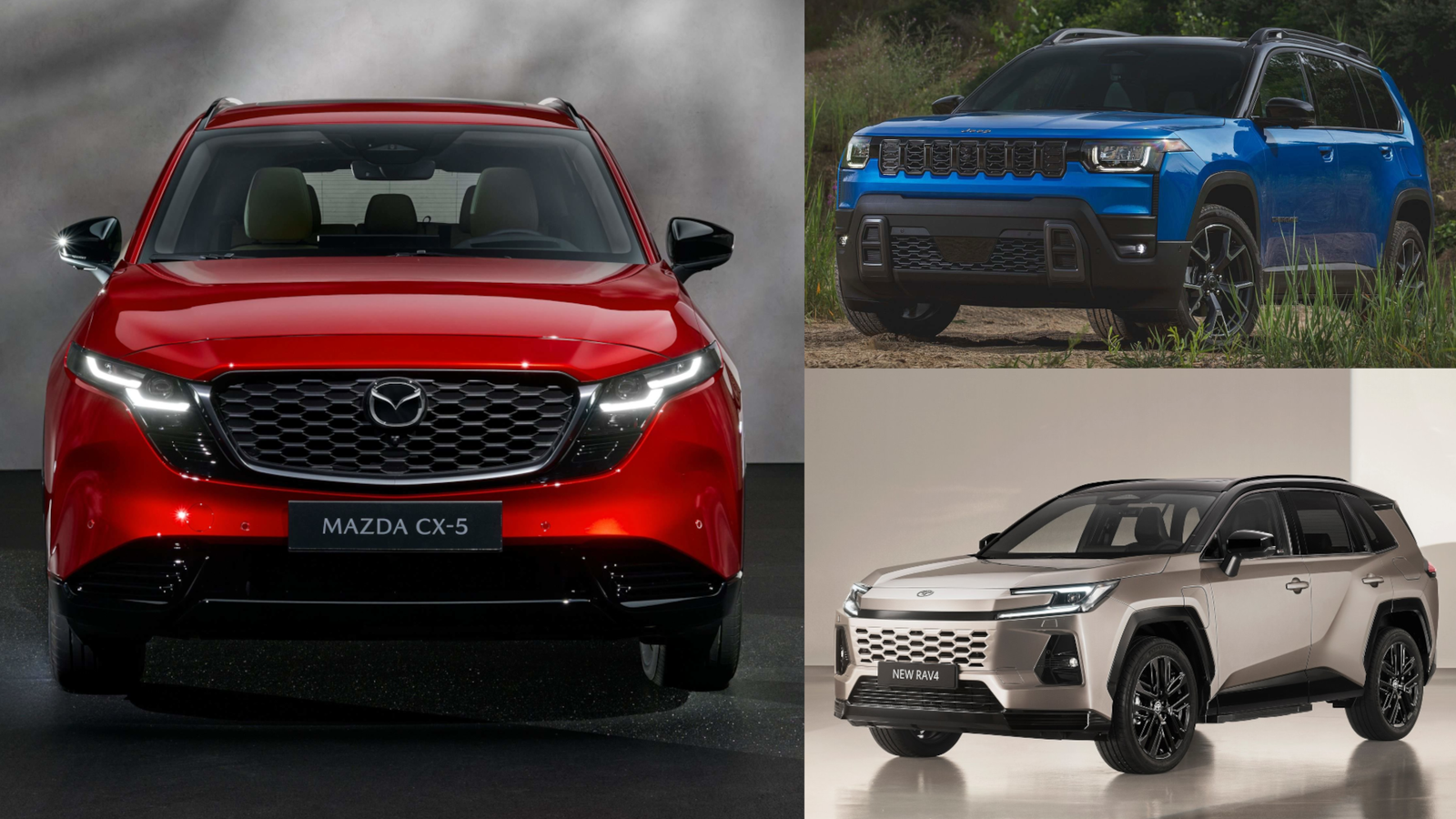 RAV4 Vs. Mazda CX-5 Vs. Jeep Cheerokee: Which Brand-New SUV