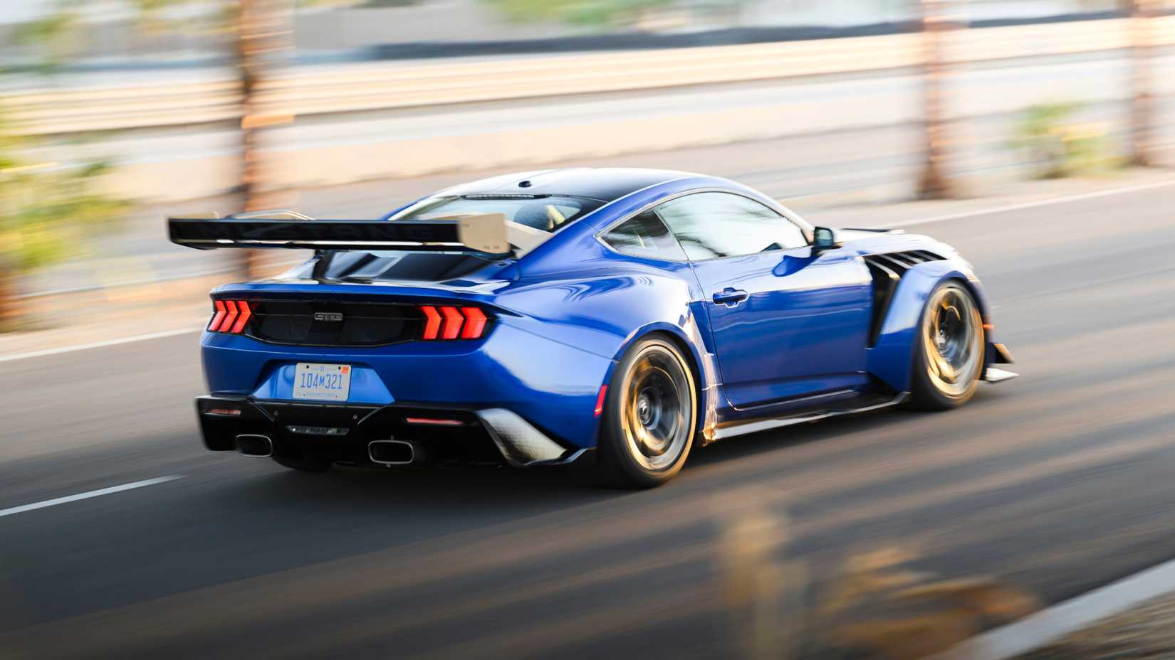 Gtd Rear Why The Ford Mustang GTD Struggles To Keep Up With The Porsche GT3 RS