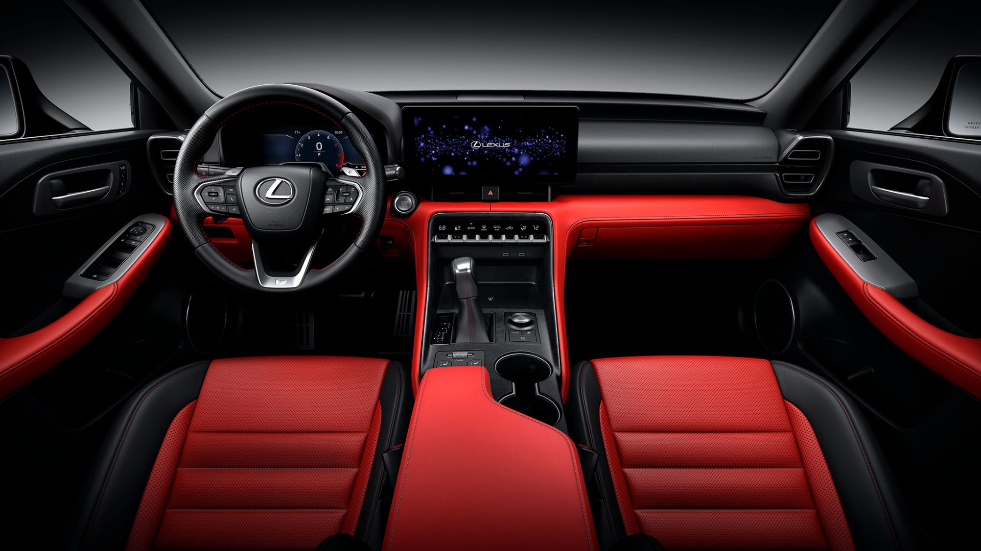 Updated 12.3-inch Lexus Interface display anchors the new 2026 dashboard.