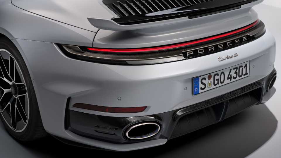 Porsche Turbo Rear 992.2 Porsche 911 Turbo S Unveiled With Hybrid Powertrain And 700 HP