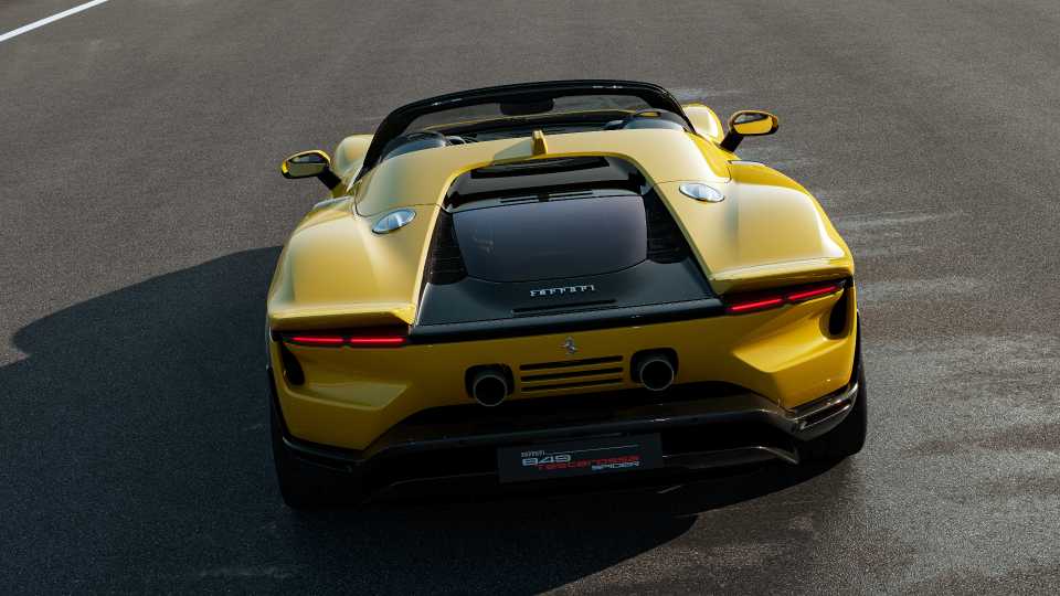 Ferrari 849 Testarossa Debuts As A 1,039-HP Supercar Dream