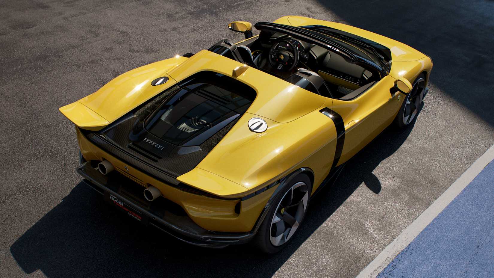 Testarossa Rear Spoiler 2027 Ferrari 849 Testarossa: Interior and Exterior Gallery