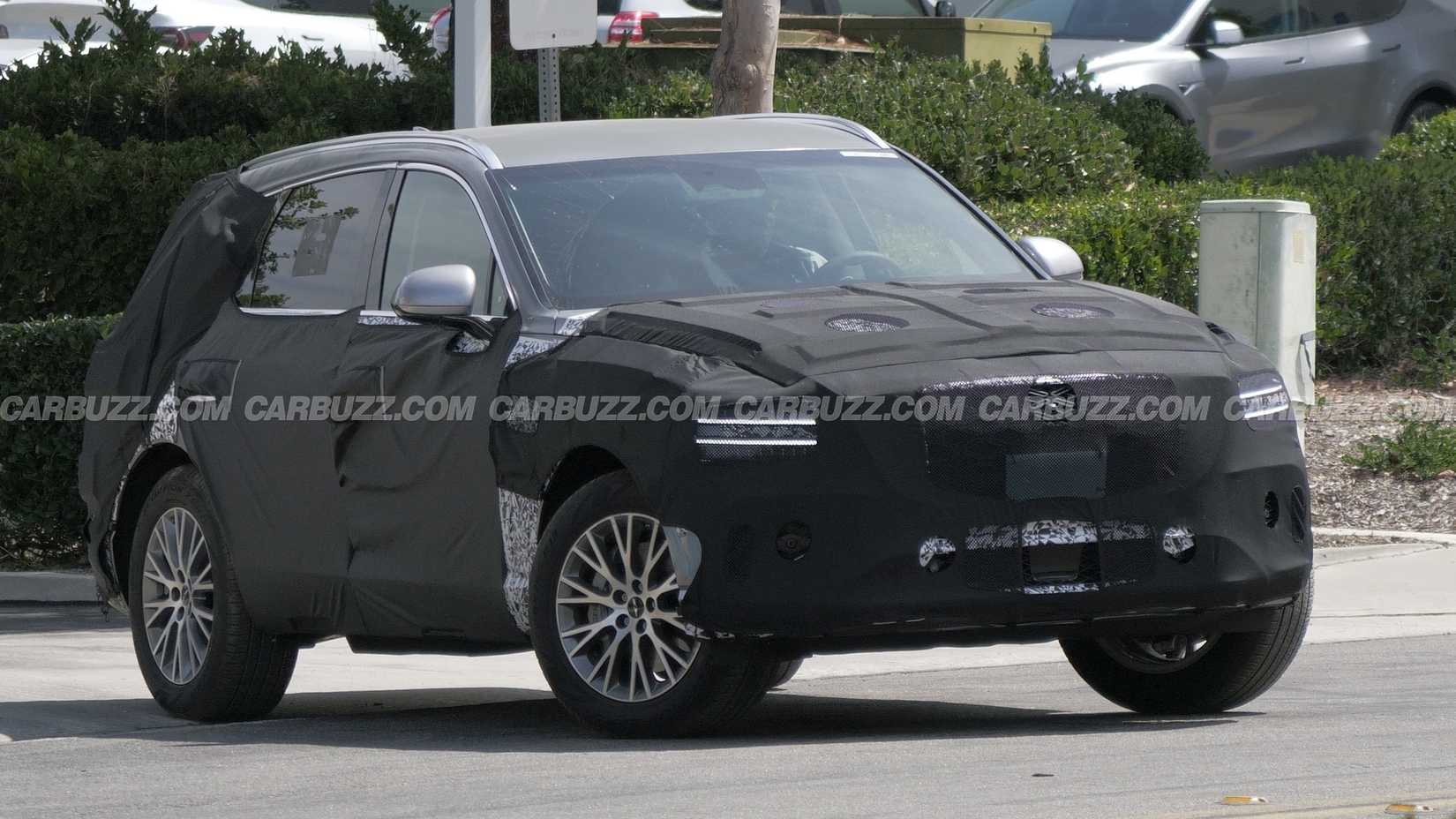 Genesis GV80 Hybrid Prototype Spied Testing In The US
