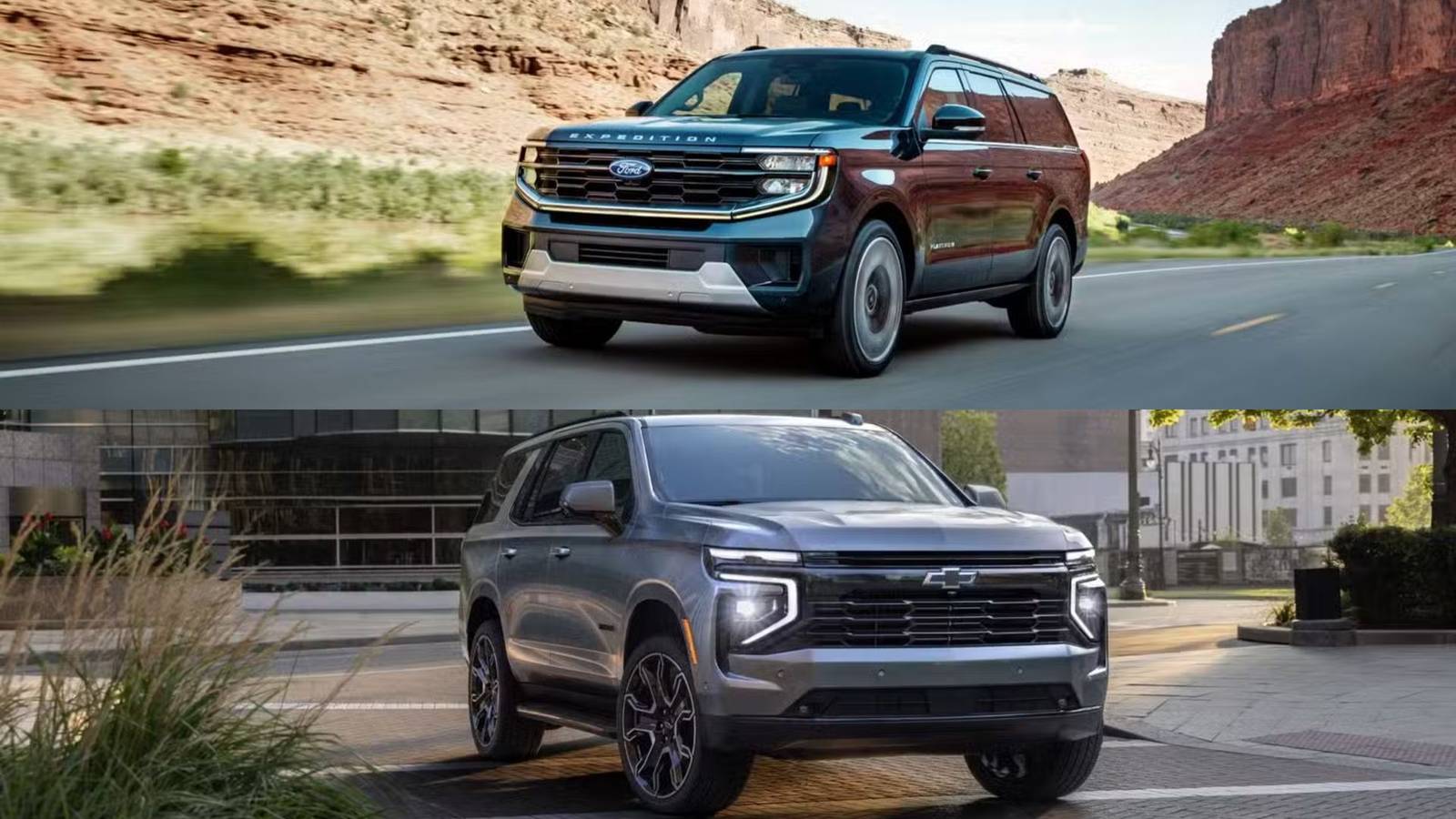 Chevrolet Tahoe и Ford Expedition сравнение