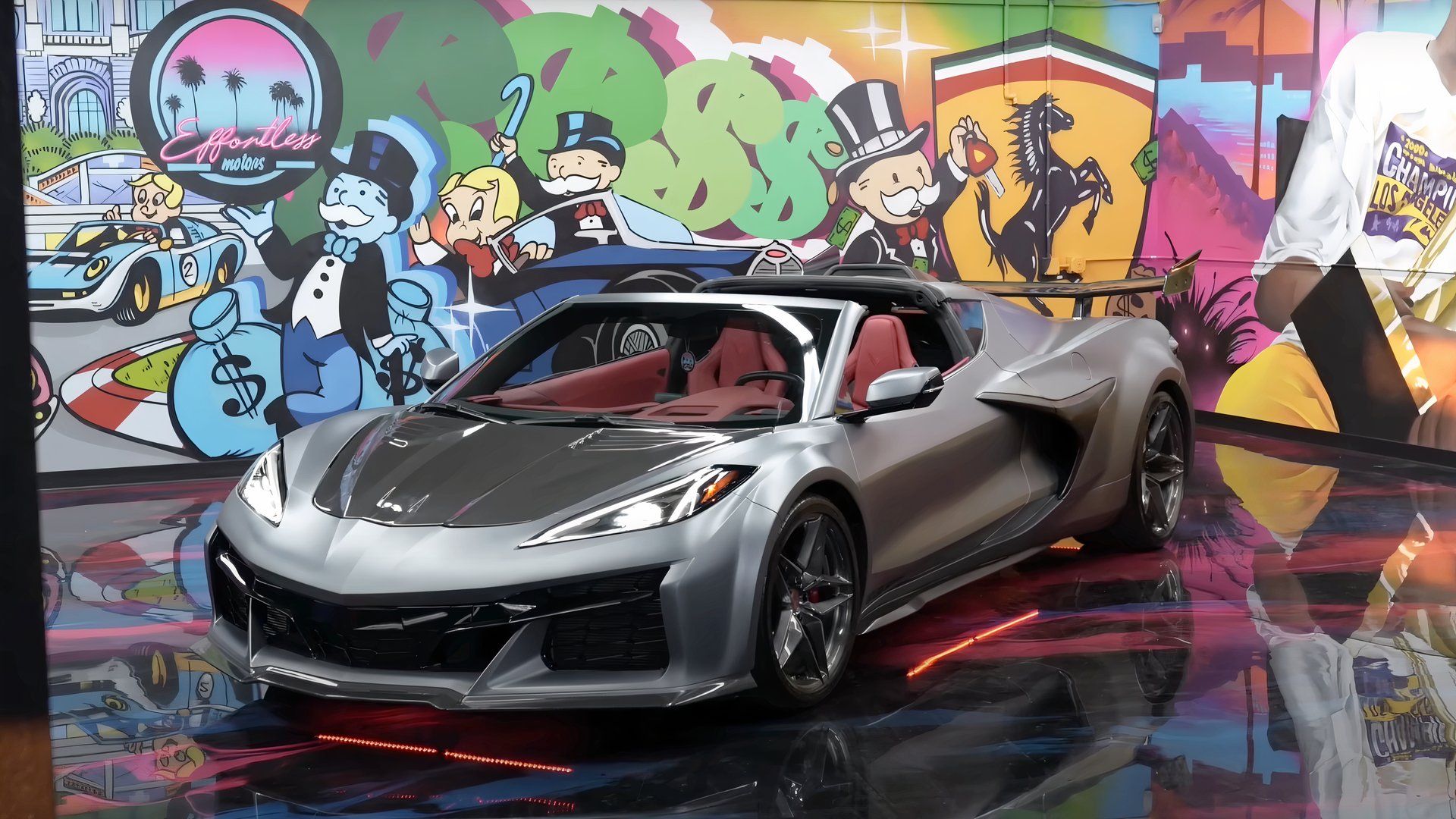 This Corvette Z06 Was Stretched 20 Inches For Shaquille O'Neal To Fit