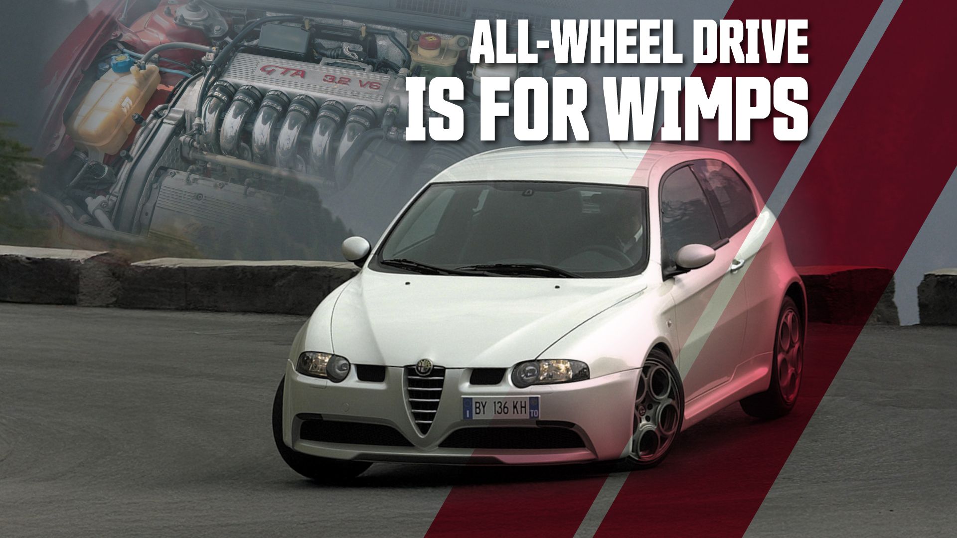 チョロQ Alfa147 GTA A741 Fly Alfa 147 GTA Cup - Red 1:32 Slot Car - Great Traditions