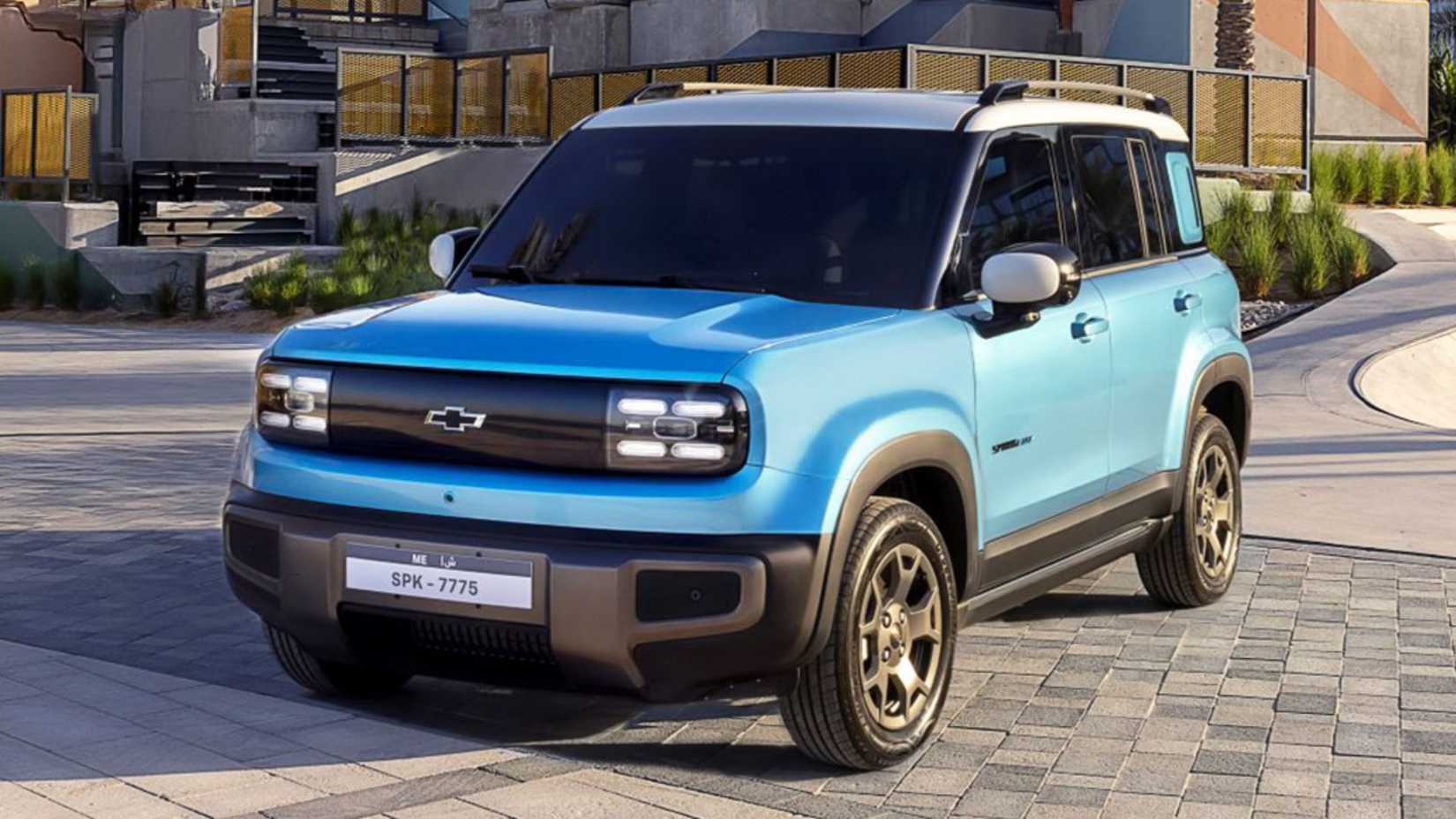 Chevrolet Spark EV revival concept image highlighting a compact city car vibe