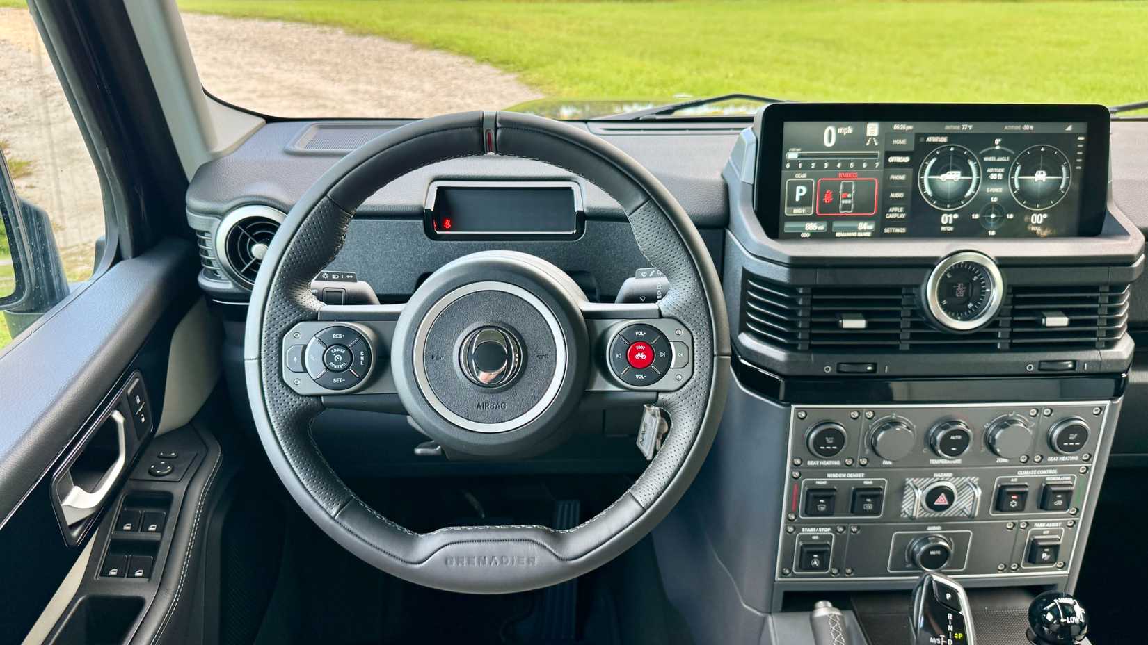 2025 Ineos Grenadier steering wheel