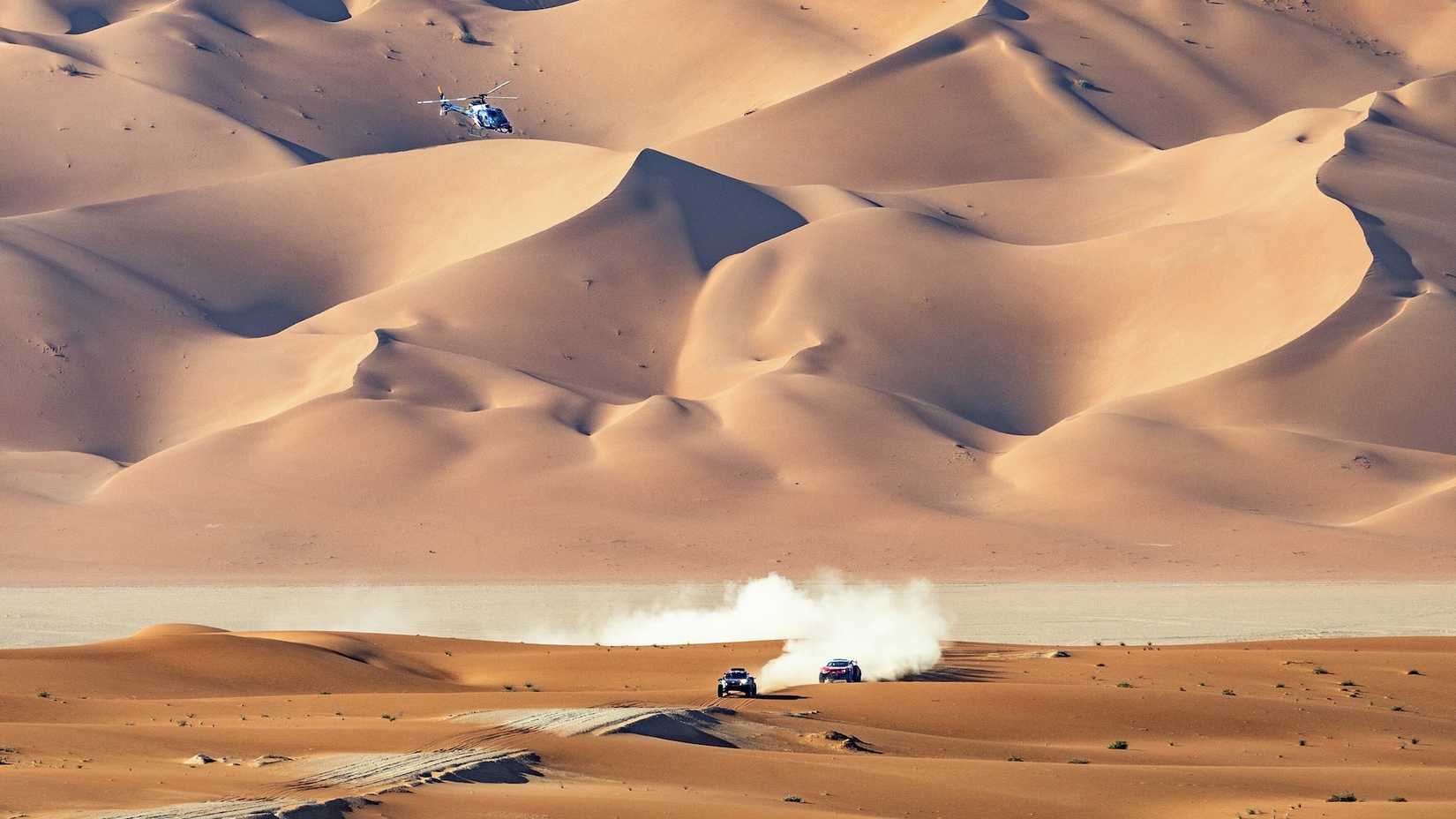 Audi RS Q e-tron utrke, pustinja